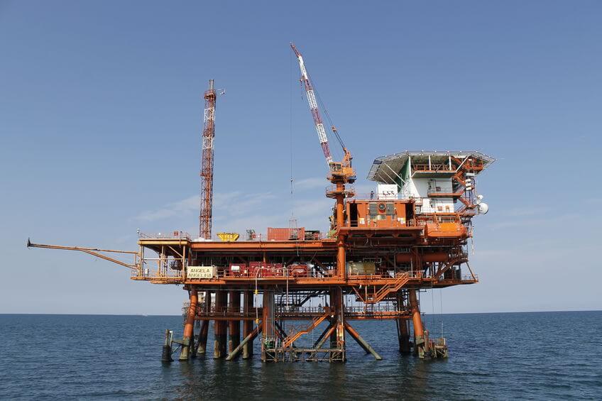 Off shore oil rig
